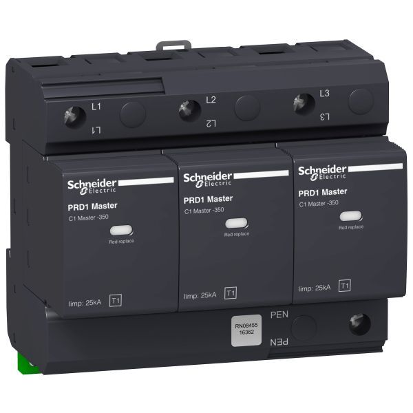 Schneider 16362 Blitzstromableiter TYP1 PRD1 Master 3P, Uc 350V