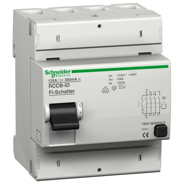 Schneider 16939 Klemmenabdeckung für ID 125A, 4P, VPE 10 Stück