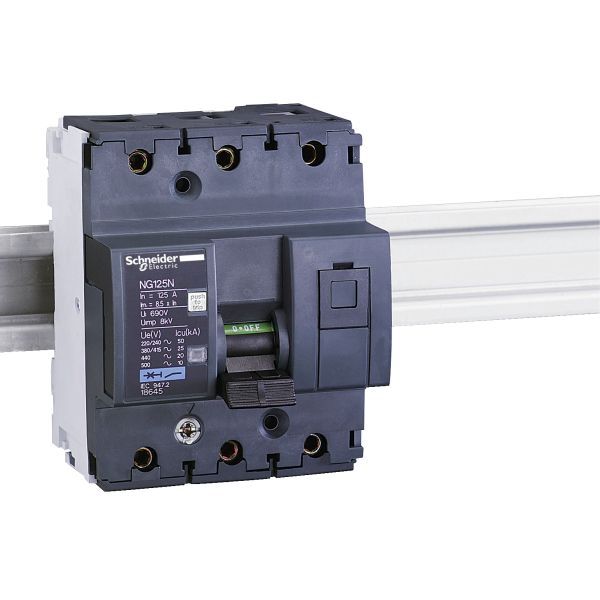 Schneider 18665 Leistungsschalter NG125N, 3P, 125A, B-Charakteristik