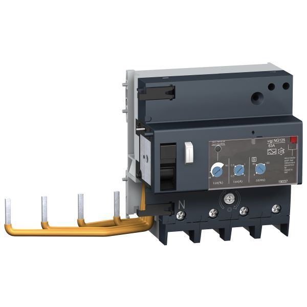 Schneider 19015 FI-Block Vigi NG125, 4P, 63A, 30mA, Typ A