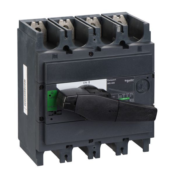 Schneider 31111 Lasttrennsch. INS400,4P, 400A/690V AC/250V DC,Drehantrieb schwarz