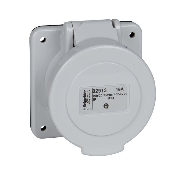 Schneider Electric 82904 Anbausteckdose 16A 3-polig 40-50 V AC IP44
