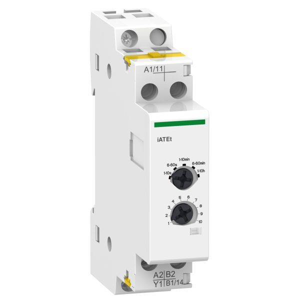 Schneider A9C15419 Zeitverzögerung iATEt, 24-230V AC / 24-110V DC
