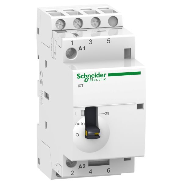 Schneider A9C21833 Installationsschütz iCT 25A 3S 220/240V 50Hz MO
