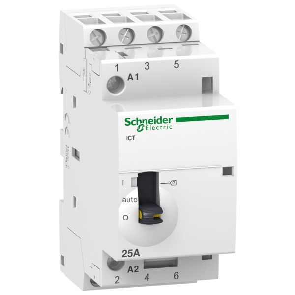 Schneider A9C21834 Installationsschütz iCT 25A 4S 220/240V 50Hz MO