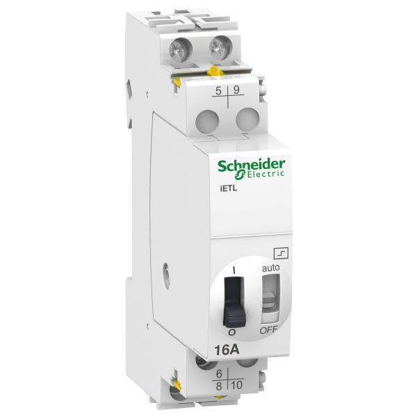 Schneider A9C32816 Erweiterung iETL iTL 16- 2P, 1W+1S -16A, Spule 110VDC, 230-240V AC 50/60Hz