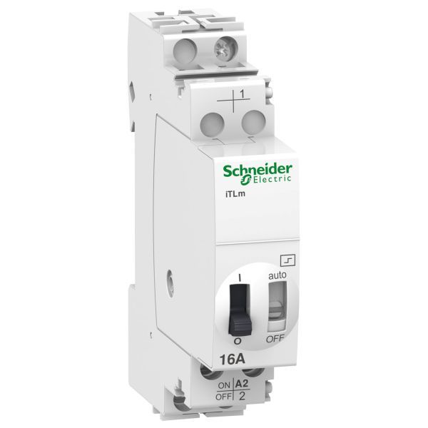 Schneider A9C34811 Fernschalter iTLm, 1P, 1S, 16A, Spule 230-240VAC 50/60Hz