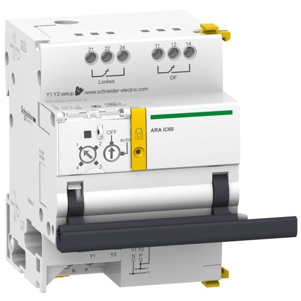 Schneider A9C70132 Automatisches Wiedereinschaltgerät ARA für iC60 1P/2P - 4 Programme