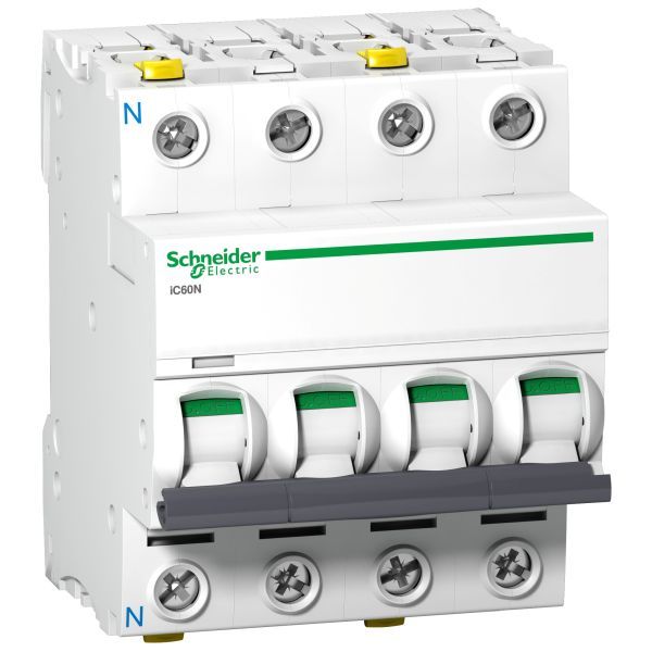 Schneider A9F03716 Leitungsschutzschalter iC60N, 3P+N, 16A, B Charakteristik