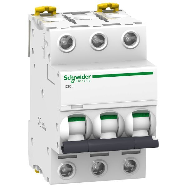 Schneider A9F93350 Leitungsschutzschalter iC60L, 3P, 50A, B-Charakteristik, 15kA