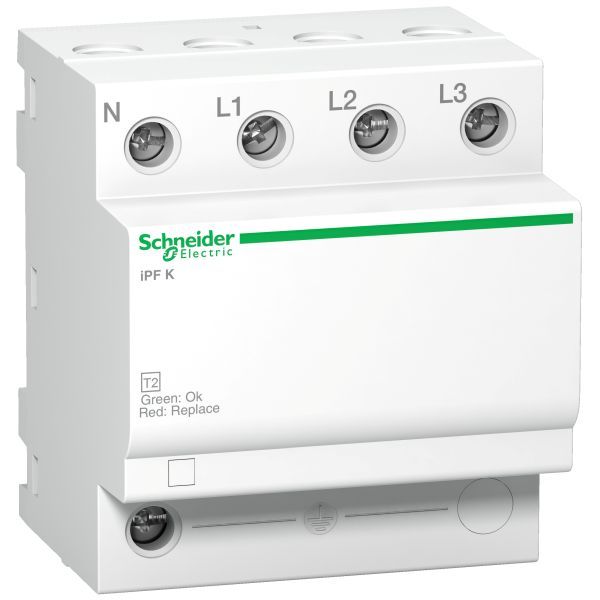 Schneider A9L15688 Überspannungsableiter iPF K 40, Typ 2, 3P+N, Imax 40kA, In 15kA, TT + TN-S
