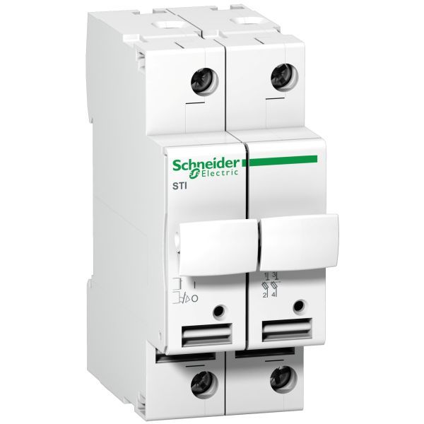 Schneider Electric A9N15651 Sicherungsträger STI 2-polig bis 25A für Sicherung 10,3x38mm