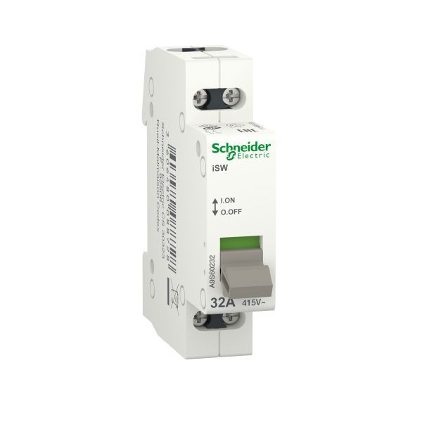 Schneider A9S60232 Lasttrennschalter iSW, 2P, 32A, 415V
