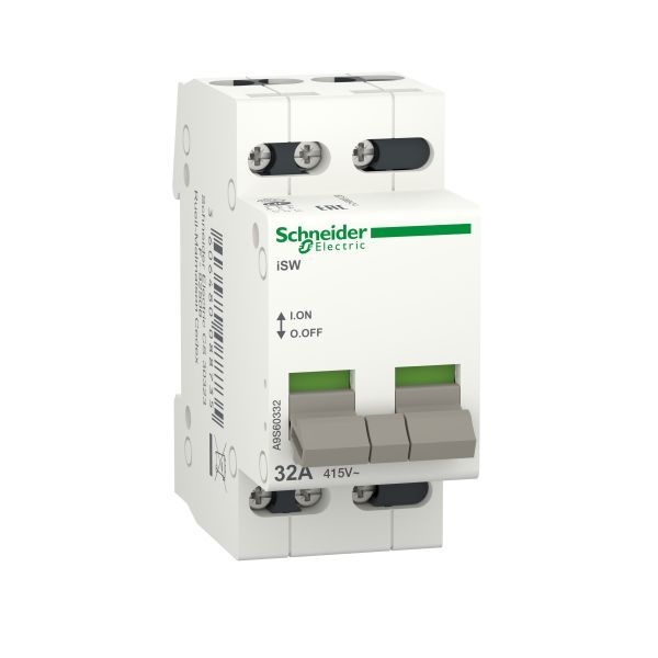 Schneider A9S60332 Lasttrennschalter iSW, 3P, 32A, 415V