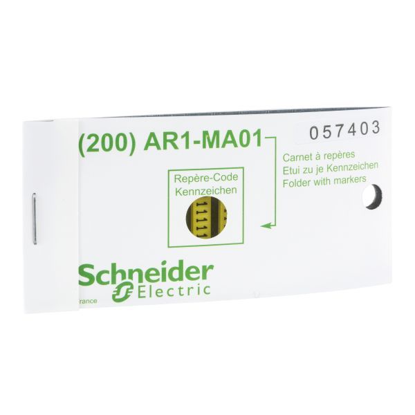 Schneider Electric AR1MA010 Kennzeichnungshülse gelb Verpackungeinheit: 200 Stck. Ziffer 0 200 Stück