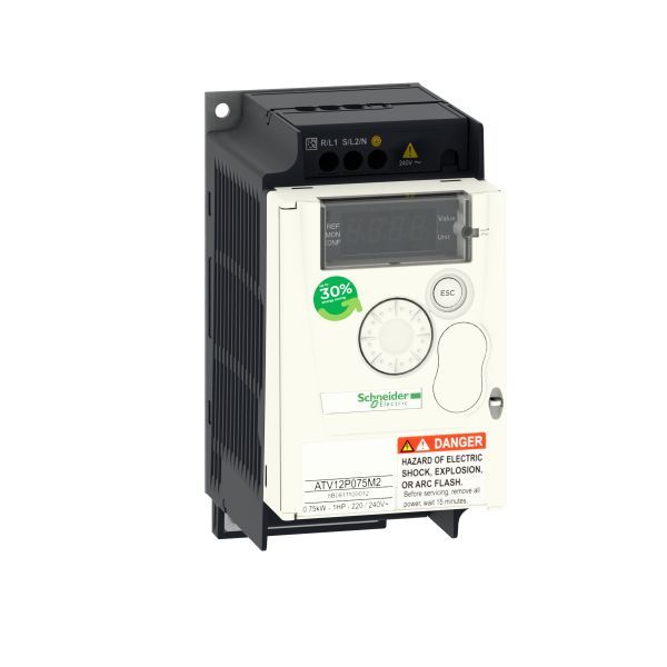 Schneider ATV12P075M2 1ph 200V 0,75kW Kühlkörper TB