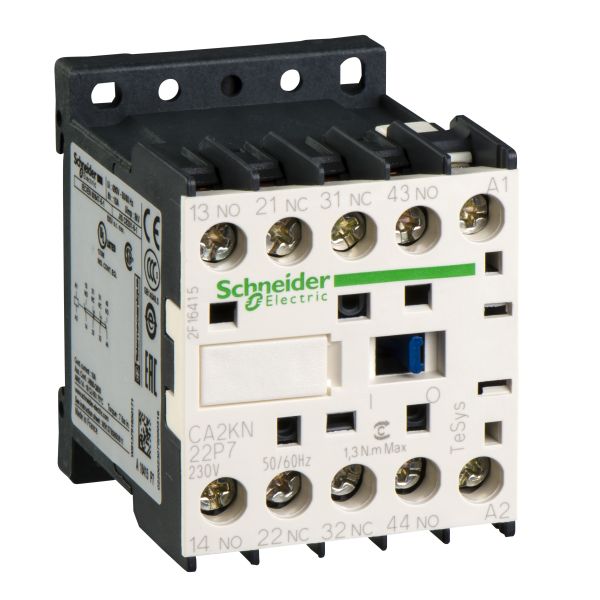 Schneider Electric CA2KN22P7 Hilfsschütz 2S+2Ö 230V 50/60Hz