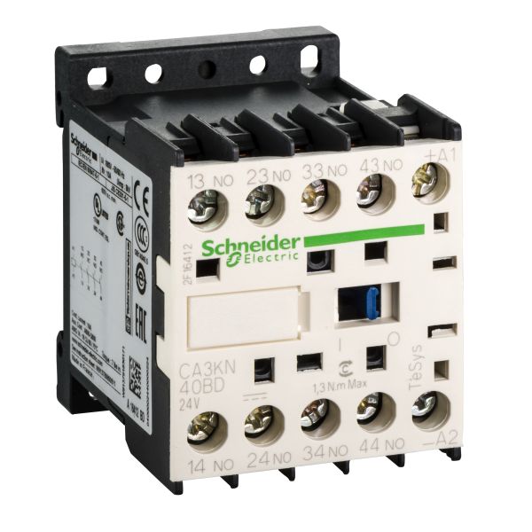 Schneider CA3KN22FD3 Hilfsschütz, 2S+2Ö, 110V DC, mit Schutzbeschaltung