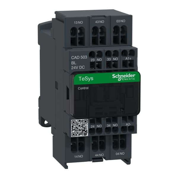 Schneider Electric CAD503BL Hilfsschütz 5S 24V DC geringe Leistungsaufnahme