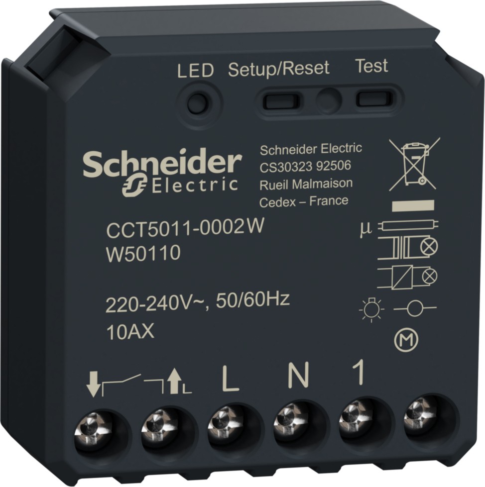 Schneider Electric CCT5011-0002W Wiser Schaltaktor 1fach UP