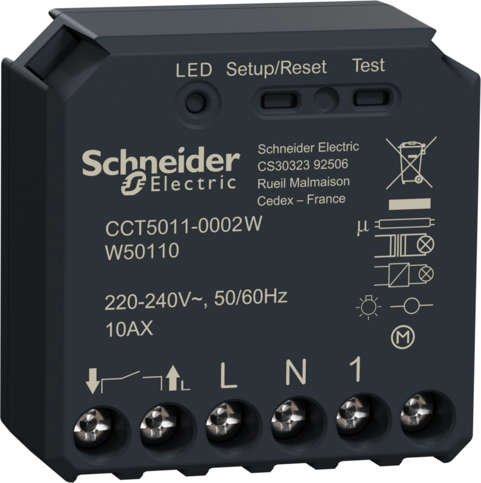 Schneider CCT5011-0002W Wiser Schaltaktor 1fach UP