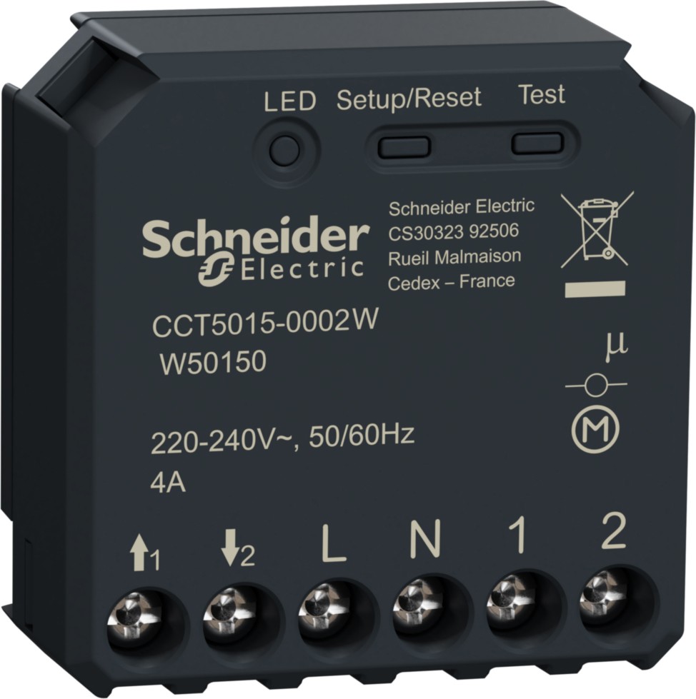 Schneider Electric CCT5015-0002W Wiser Jalousieaktor 1fach UP