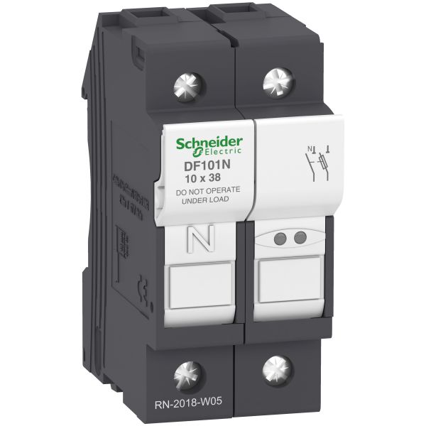 Schneider DF101N Sicherungshalter TeSys 1p N 32A , Sicherungsgröße 10x38mm