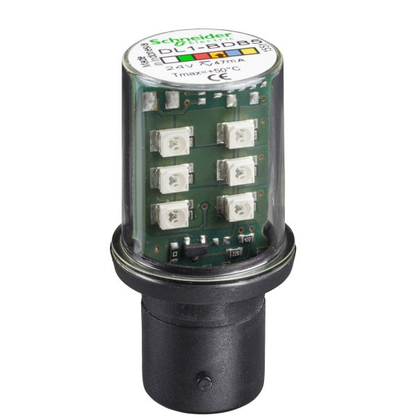 Schneider DL1BDB5 LED-Modul, orange, für Befehls- u. Meldegeräte, BA 15d, 24 V