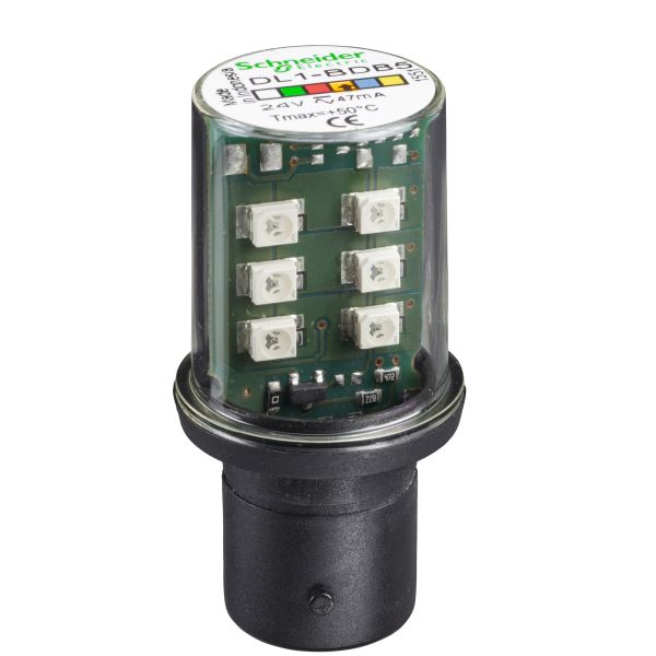 Schneider Electric DL1BDB5 LED-Modul orange für Befehls- u. Meldegeräte BA 15d 24 V