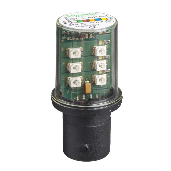Schneider DL1BKB4 LED-Modul, Blinklicht, rot für Befehls- u. Meldegeräte, BA 15d, 24 V