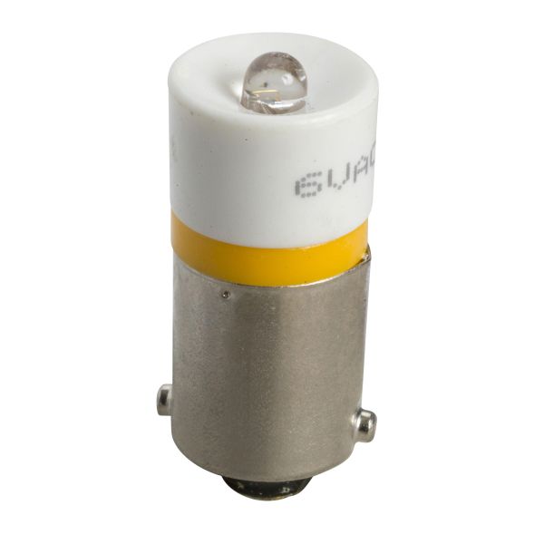Schneider DL1CJ0245 LED-Lampe, gelb für Befehls- u. Meldegeräte, BA 9s, 24 V AC DC