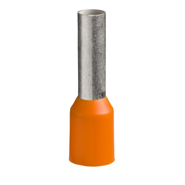 Schneider DZ5CE042 Aderendhülse DZ5 gem. NF, 4mm2/AWG12, orange, 10 Sätze à 100 Stück