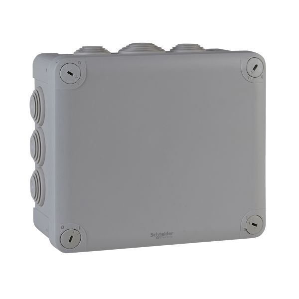 Schneider Electric ENN05010 Mureva BOX Abzweigdose 10 Tüllen Ø25+2xØ32 175x150x80mm