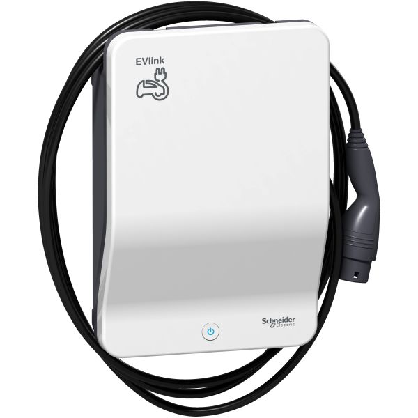 Schneider Electric EVB1A7PCKI EVlink Wallbox G4 Smart 7,4kW T2-Kabel Schlüssel