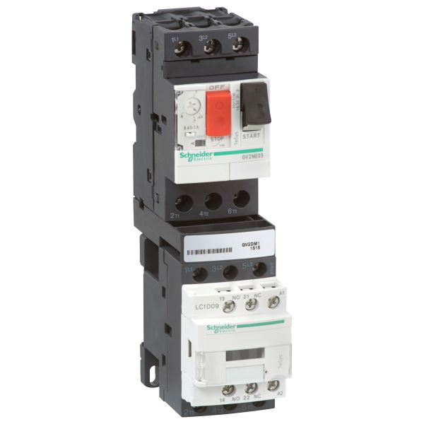 Schneider GV2DM108BD Direktstarter, 1,5kW/415V/AC3, 24 V DC, 1 Drehrichtung