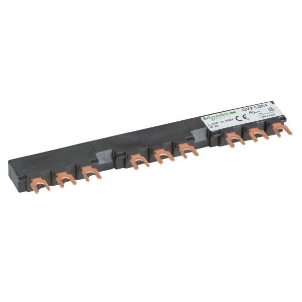 Schneider GV2G354 Drehstrom-Sammelschienensystem, 63A, 3Abgangsstellen, 54mm Abstand