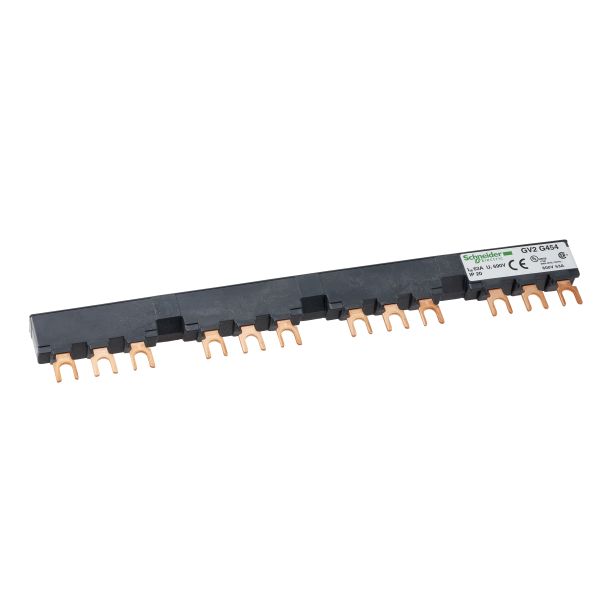 Schneider GV2G454 Drehstrom-Sammelschienensystem, 63A, 4Abgangsstellen, 54mm Abstand