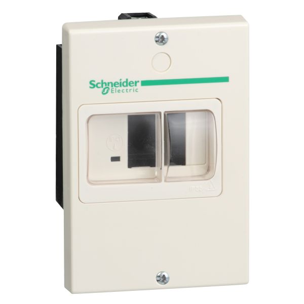 Schneider GV2MP04 Einbaugehäuse, IP55, geringes Einbaumass, für GV2M