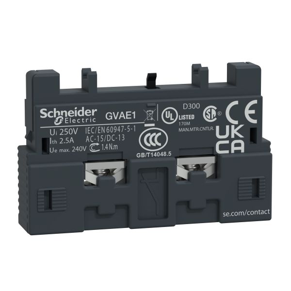 Schneider GVAE1 Hilfsschalter, 1S oder 1Ö