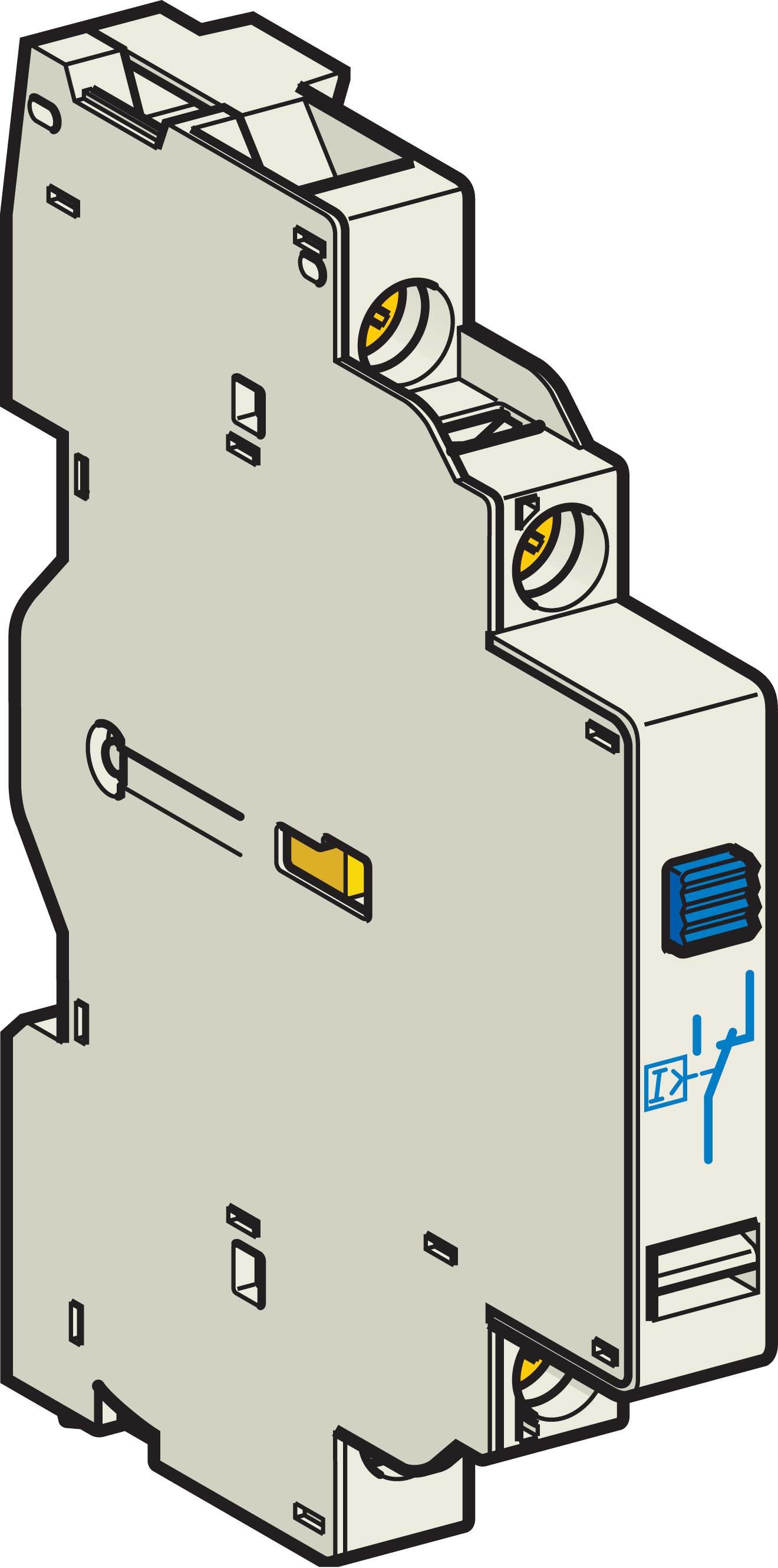 Schneider GVAM11 Hilfsschalter, 1 W (Fehler)