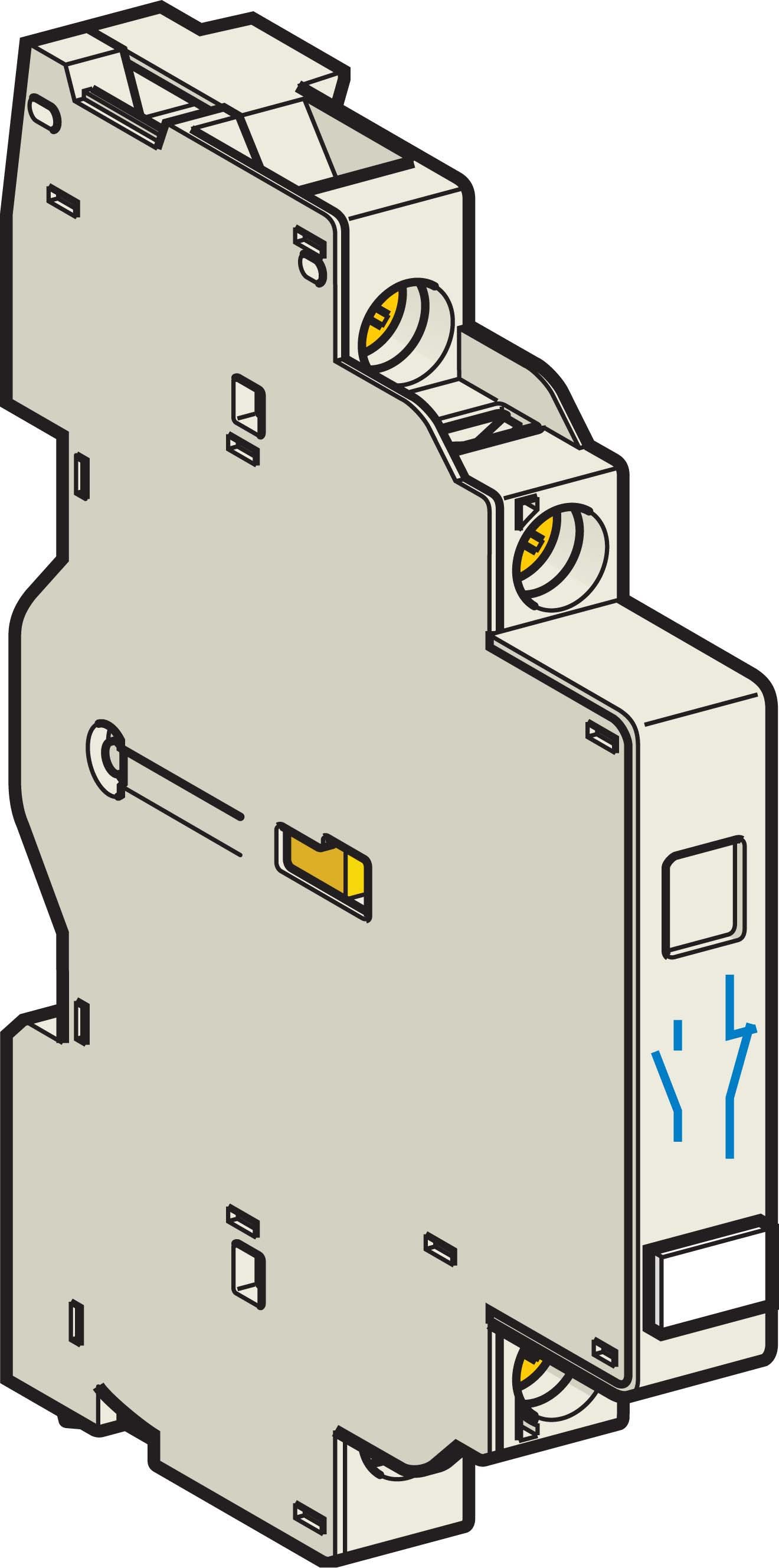 Schneider Electric GVAN20 Hilfsschalter 2S seitlich