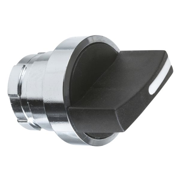 Schneider KAXZ1M12 Betätigungselement m. Frontring Ø 28,5mm, Metall, Knebel, schwarz Standard
