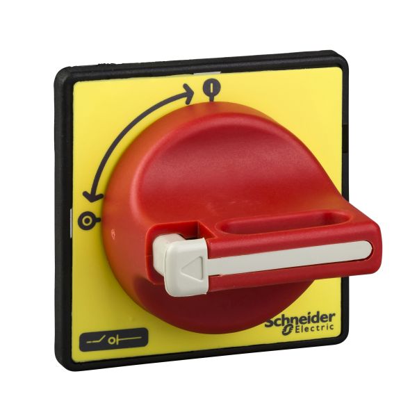 Schneider KCF2PZ Front-Drehgriff KCF, für V3, V4, roter Griff