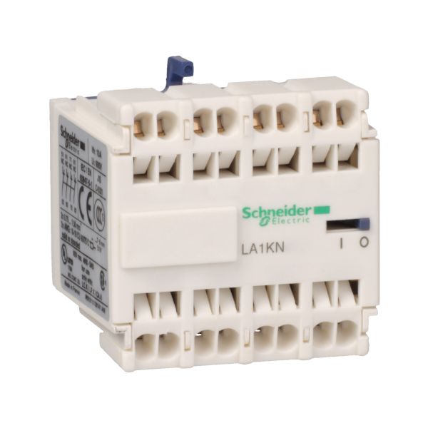 Schneider LA1KN043 Hilfsschalterblock, 4Ö, Federzugklemmen