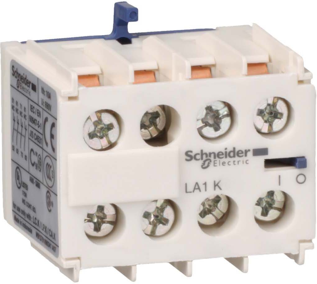 Schneider LA1KN22 Hilfsschalterblock, 2S+2Ö, Schraubklemmen