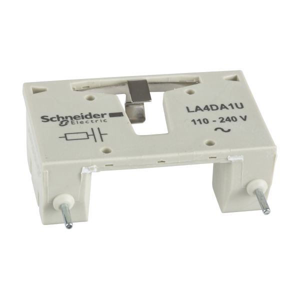 Schneider LA4DA1U Beschaltungsmodul, TeSys D, RC-Glied, 110-240V AC