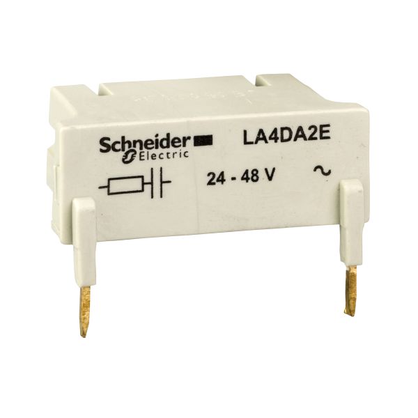 Schneider LA4DA2E Beschaltungsmodul, RC-Glied, 24-48V AC, für LC1D40-150