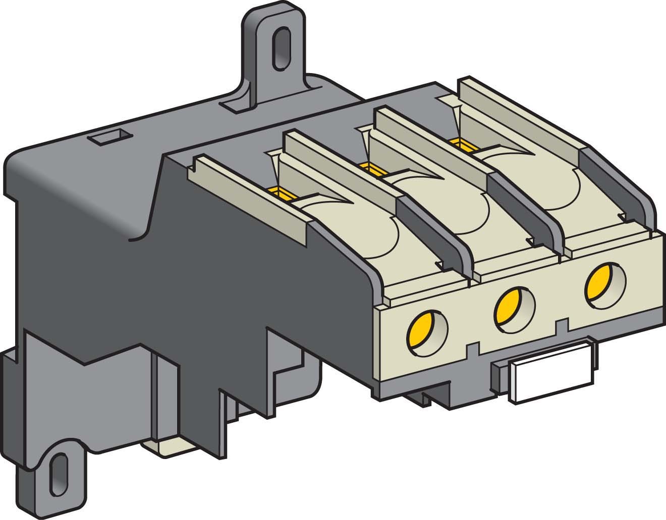 Schneider LA7D3064 Halter für Einzelaufstellung, LR2D3, LR3D3