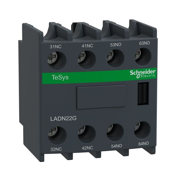 Schneider Electric LADN22G Hilfsschalterblock 2S 2Ö Schraubanschluss