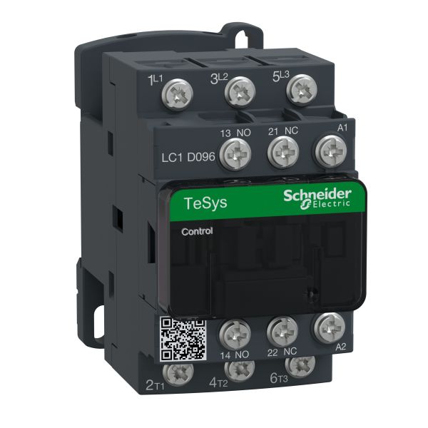 Schneider LC1D096F7 Leistungsschütz LC1D 3p, +1S+1Ö, 4 kW, 9 A, 400 V AC3, Spule 110 V AC